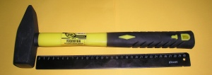 Молоток 1кг кв.б с фибергласовой ручкой
